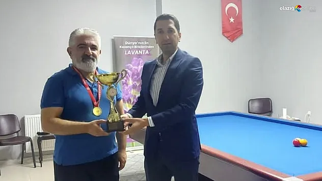 24 sporcunun katıldığı il içi Bilardo Şampiyonası sona erdi