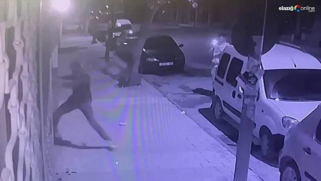 Elazığ'da yaşanan bu garip olay kameralara böyle yansıdı!