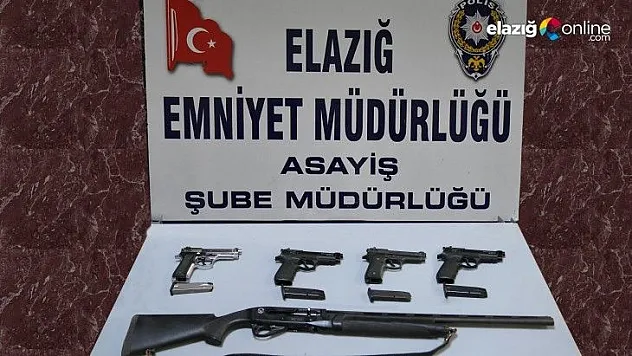 Elazığ'da bir haftada 16 şüpheli tutuklandı