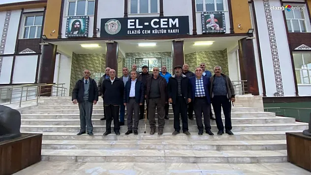Elazığ'da bulunan Cemevleri düzenlenen toplantıda bir araya geldiler