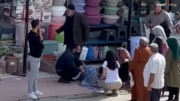 Elazığ'da Korkutan Anlar! Cam Silerken Düşen Kadın Yaralandı!