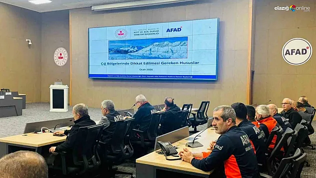 Dağlarda sessiz tehdit! AFAD Elazığ'ın çığ haritasını güncelledi