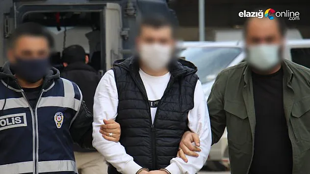 Elazığ'da cinayet zanlısı adliyeye sevk edildi