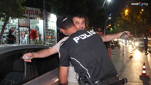 Elazığ emniyeti denetimleri sürdürüyor! Suçlulara göz açtırılmıyor