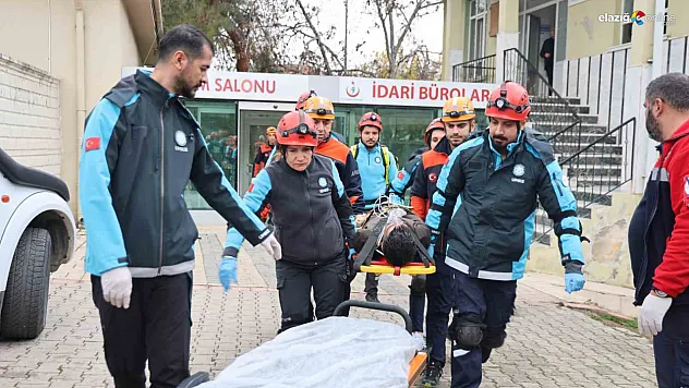 6.8 büyüklüğünde deprem senaryosu hastaneyi harekete geçirdi