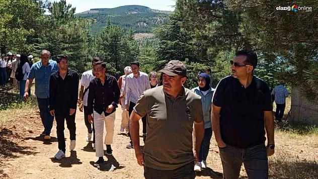 Elazığ'da doğa yürüyüşü