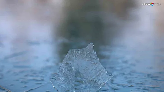 Elazığ Buz Kesti! Şehirde Süs Havuzları Dondu, Yetkililer Uyardı