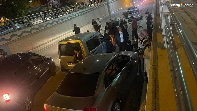 Düğün konvoyunda zincirleme kaza!