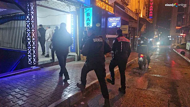 Elazığ'da huzur uygulaması: Eğlence mekanları ve araçlar tek tek arandı