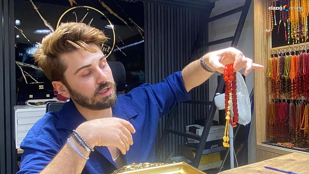 Elazığ'da El Yapımı, Altın Püsküllü Osmanlı Tespihler Göz Kamaştırıyor!