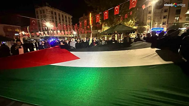 Elazığlılar Filistin için meydanlara indi!