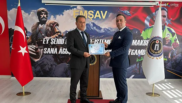 Elazığ'da EMŞAV Temsilciliği Açıldı: Başkan Murat Demir Mazbatasını Aldı!