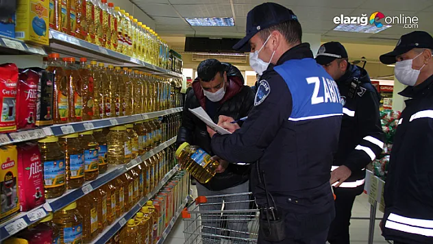 Elazığ'da fahiş fiyat ve stok denetimi yapıldı