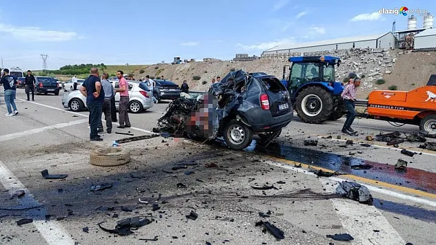 Elazığ'da Trafik Kazası: Tır ve Otomobilin Çarpıştığı Kazada 1 Ölü!