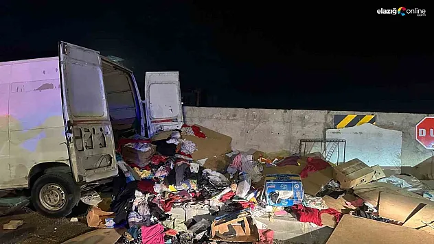 Minibüs istinat duvarına çarptı! 1 ölü, 7 yaralı