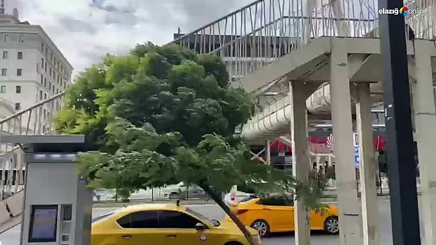 Elazığ'da Fırtına Hayatı Felç Etti: Vatandaşlar Zor Anlar Yaşadı!