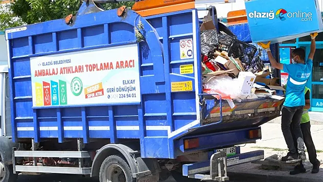 Elazığ'da geri dönüşüm çalışmaları