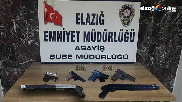 Elazığ'da haklarında arama kararı bulunan 97 kişi yakalandı