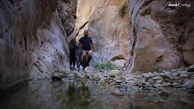 Elazığ'da heyecanlandıran keşif, Gümüşçay Kanyonu