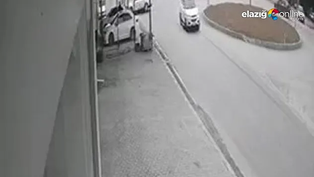 Kovancılar'da maddi hasarlı trafik kazası