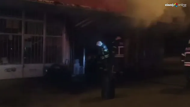 Elazığ itfaiyesi iş başında!