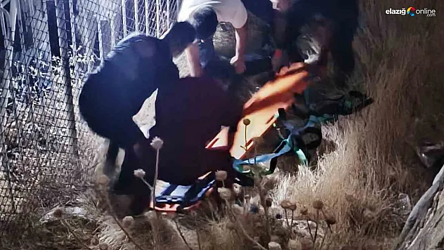 Elazığ'da 4 Metrelik İstinat Duvarından Düşen Kişi Ağır Yaralandı!