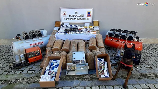 47 bin makaron ve 340 kilo tütün ele geçirildi