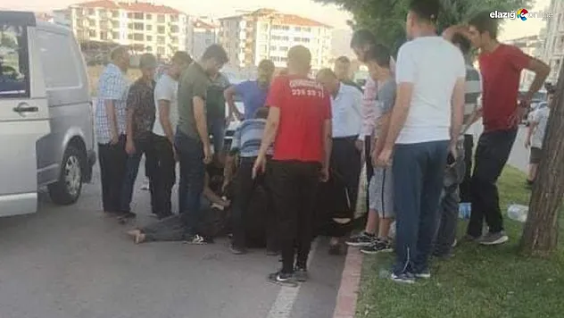 Elazığ'da kamyonet yayaya çarptı: 1 yaralı