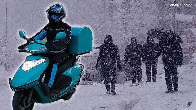 Elazığ'da kar geldi, motorlar durdu! Valilik yasak kararını duyurdu