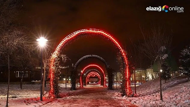 Gakgolar Diyarı Elazığ'da kar kartpostallık görüntüler oluşturdu