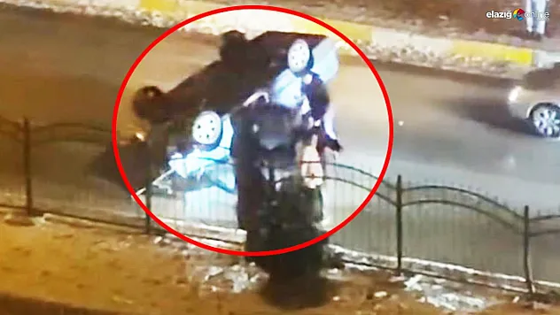 Elazığ'da Kaygan Yolda Feci Kaza: Tofaş Otomobil Ters Döndü, 1 Kişi Yaralandı!