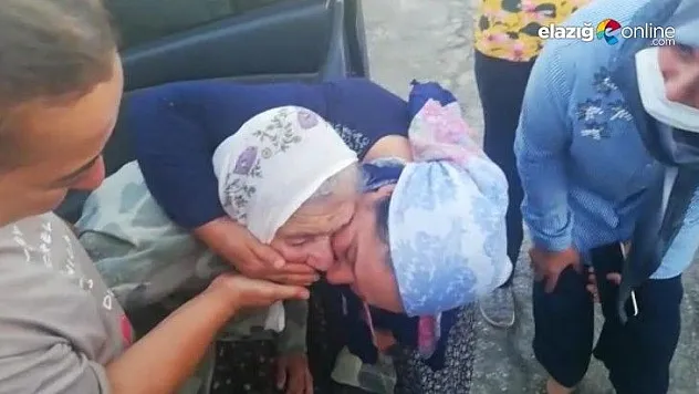 Elazığ'da kayıp Naile nine bulundu, yakınları mutluluk gözyaşı döktü