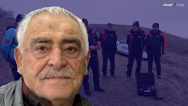 Elazığ'da kayıp yaşlı adam için 40 kişilik ekip sahada