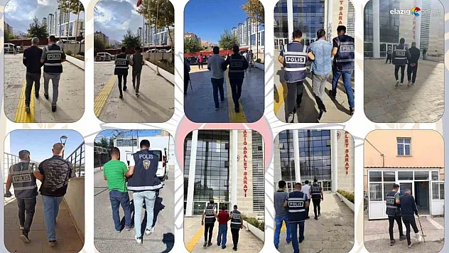 Hırsızlıktan Uyuşturucuya: Elazığ'da Aranan 68 Kişi Yakalandı!