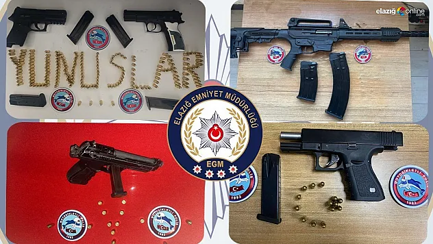 Elazığ'da Suçlulara Geçit Yok: Operasyonlarda 38 Ruhsatsız Silah Ele Geçirildi!