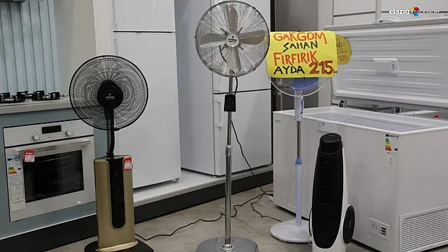 Elazığ'da klima stokları tükendi, vantilatörlere talep arttı
