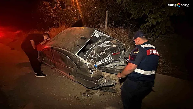 Elazığ'da trafik kazası! 3 kişi yaralandı, 2'si ağır