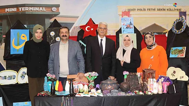 Elazığ'da El Sanatları Rüzgarı: Yüzlerce El Emeği Ürün Beğeniye Sunuldu!
