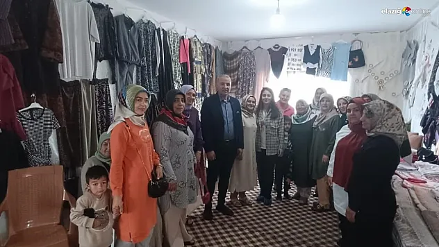 Kursiyerlerin ürettiği ürünler görücüye çıktı!