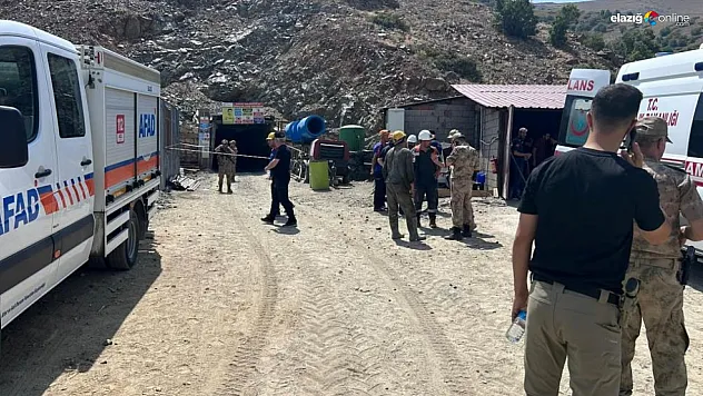 Elazığ'da Maden Ocağında Göçük! 3 İşçi Kurtuldu, 1 İşçi İçin Çalışmalar Devam Ediyor!