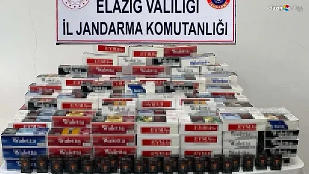 Elazığ'da makaron operasyonu!