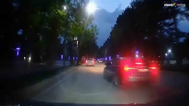 Elazığ'da trafikte tehlikeli hareketler!