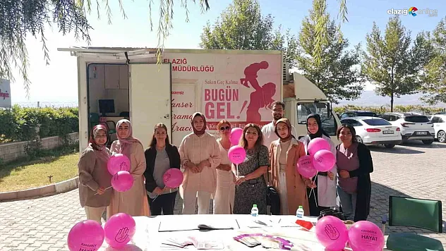 Elazığ'da Meme Kanseri Farkındalık Etkinliği: Erken Teşhis Hayat Kurtarır!