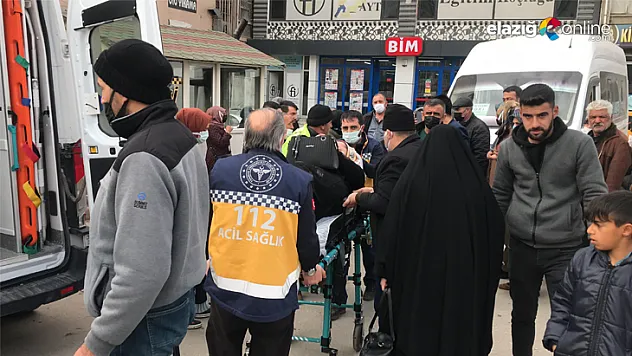 Minibüsün çarptığı yaya yaralandı