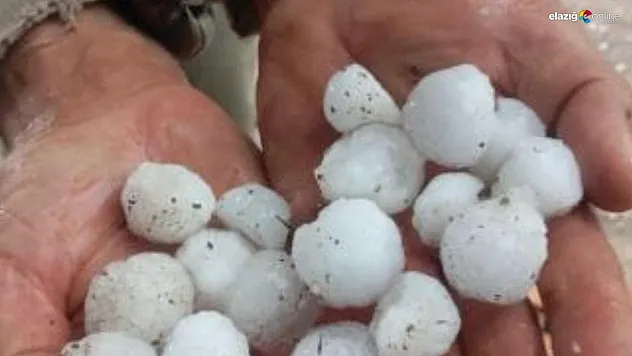 Elazığ Maden'de Dolu Felaketi: Tarım Arazileri Zarar Gördü!