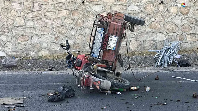 Elazığ'da motosikletler çarpıştı: 2 yaralı