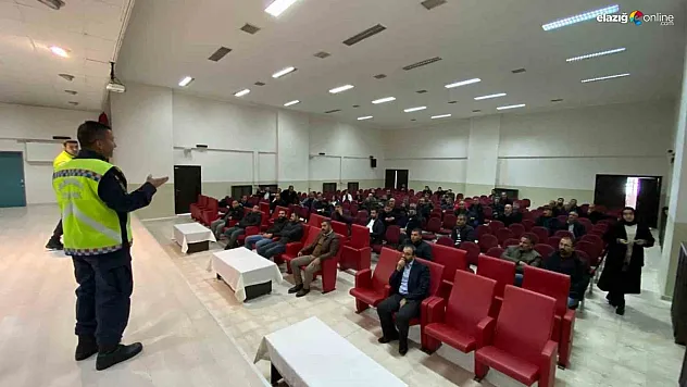 Elazığ İl Jandarmadan trafik eğitimi