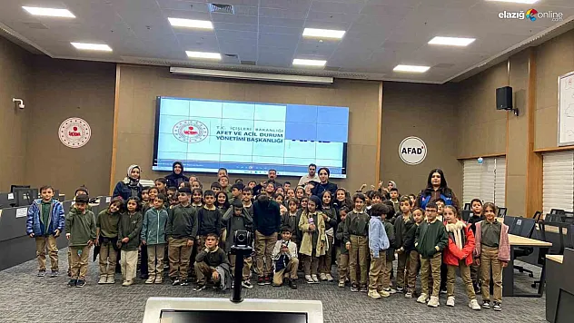Elazığ'da Miniklere Afet Bilinci Eğitimi: Öğrenciler AFAD ile Tanıştı