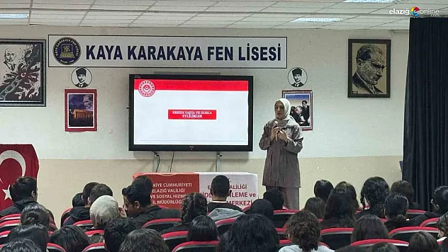 Elazığ'da Fen Lisesi Öğrencilerine Kadına Şiddet Eğitimi!