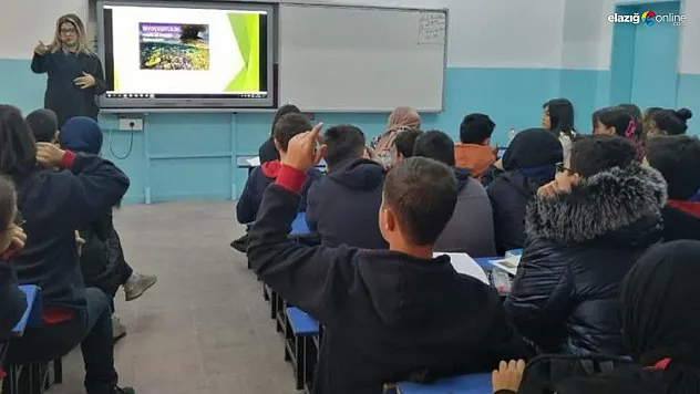 Elazığ'da doğa koruma eğitimleri devam ediyor